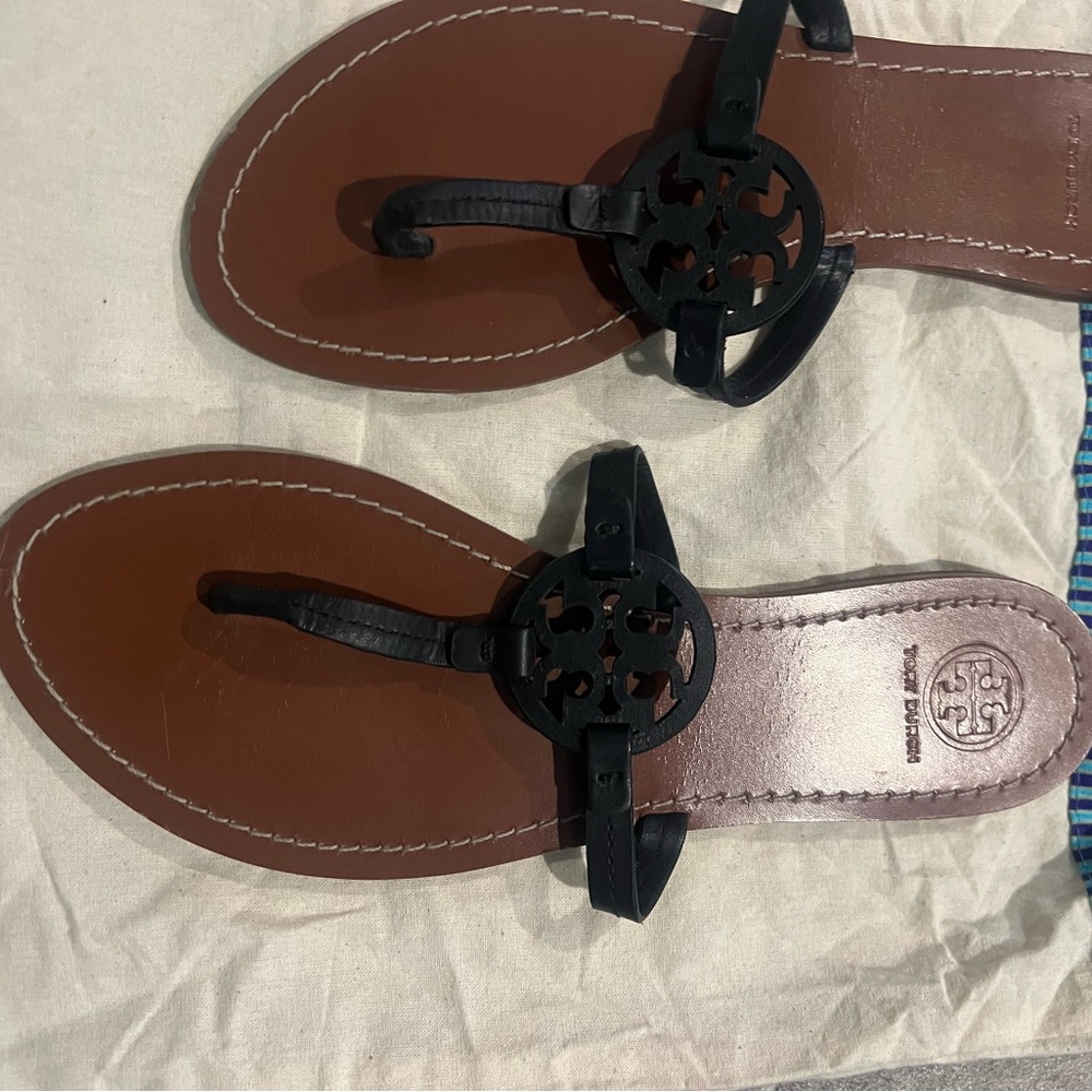 Tory Burch Black Sandals for Women